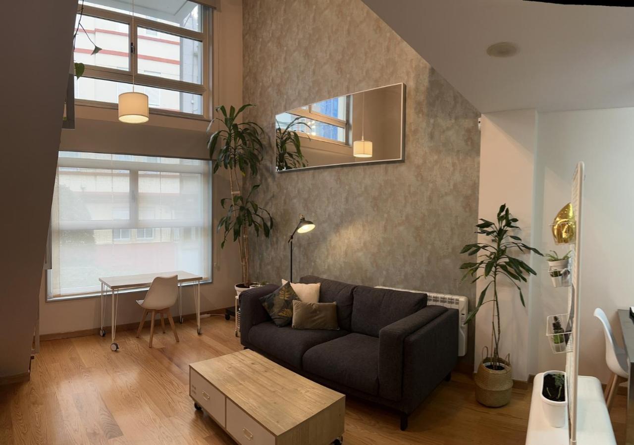 Loft Hygge Urbano Coruna Con Servicio De Parking A Coruña Exterior foto